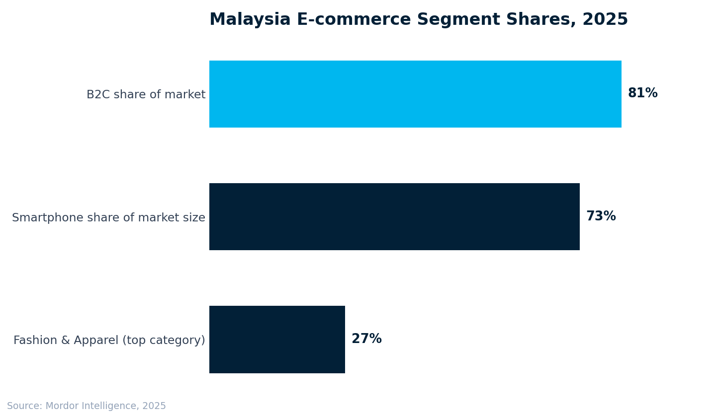 E-commerce segment shares