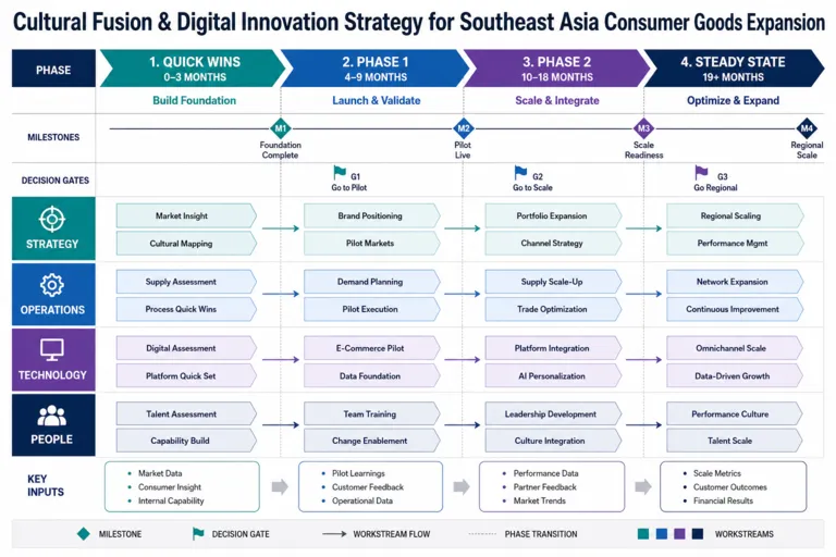 Roadmap — Cultural Fusion: Redefining Consumer Goods for Southeast Asia’s Diverse Markets