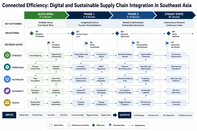Roadmap — Connected Efficiency: Reinventing Supply Chains in Southeast Asia