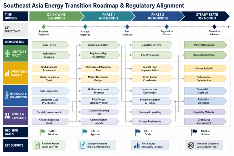Roadmap — Powering Growth: Energy Sector Transformation in Southeast Asia