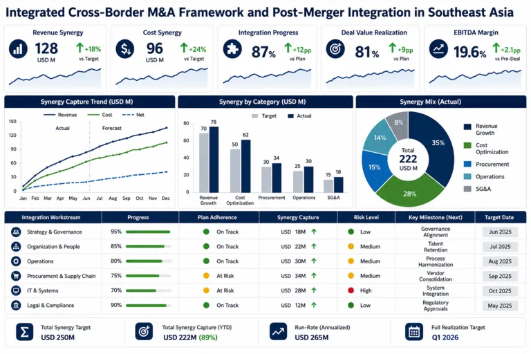 Dashboard — Navigating Mergers and Acquisitions Across Southeast Asia