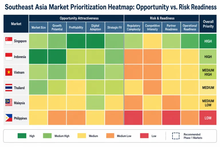 Heatmap — Enabling Successful Market Entry Across Southeast Asia
